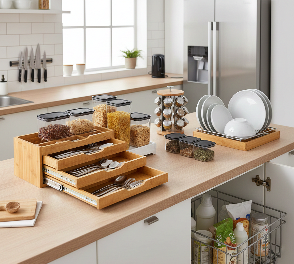 Kit completo de organización de cocina